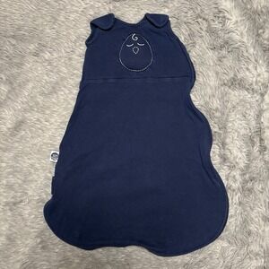 Nested Bean Zen Swaddle Sleepsack Navy Baby Small 0-6 Months